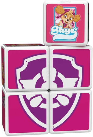 GEOMAG MAGICUBE Psi Patrol Pojazd Skye Klocki Magnetyczne 5el.