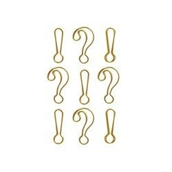 Spinacze Wykrzyknik Pytajnik