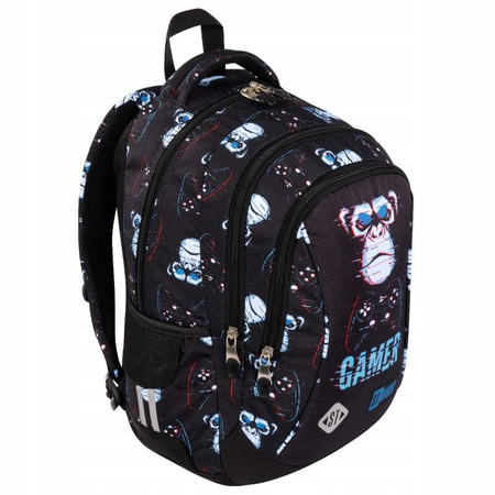 Plecak 3-komorowy STRIGHT BP-26 Blue gamer