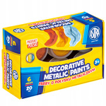 Astra Farby dekoracyjne metaliczne 6 kol x 20 ml