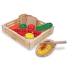 Melissa and Doug Drewniane Jedzenie do Krojenia