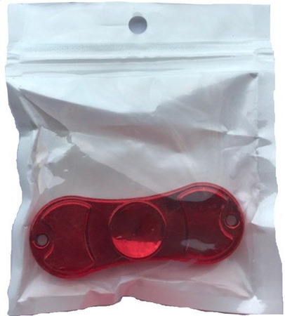 Hand Spinner Metalowy Podwójny Czerwony