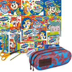 Wyprawka Bambino Szkolna Duży Zestaw do szkoły + Piórnik