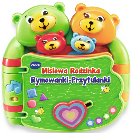 Vtech - Misiowa Rodzinka Rymowanki Przytulanki