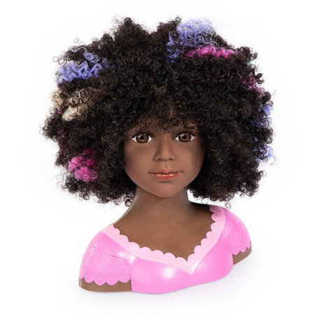 Bayer Głowa do stylizacji Czesania Charlene Kręcone Włosy