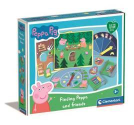 Clementoni Znajdź Pepe i przyjaciół. Świnka Peppa