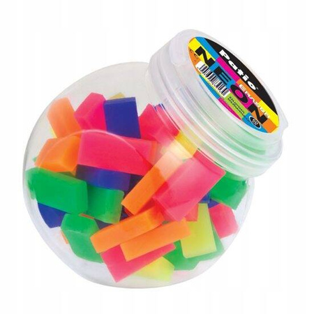 Gumka do zmazywania neonowa transparentna