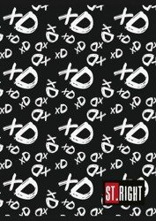 St.Right Zeszyt A5 60k linia buźka xD