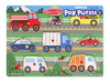 Melissa and Doug Drewniane Puzzle - Pojazdy 8 el