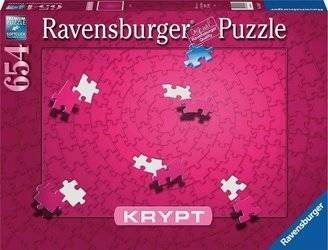 Puzzle 654 el. Ravensburger - KRYPT Różowe