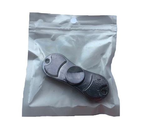 Hand Spinner Metalowy Podwójny Grafitowy
