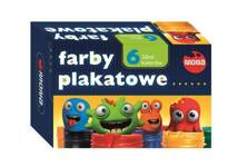 MONA Farby plakatowe eko 6 kolorów 20ml