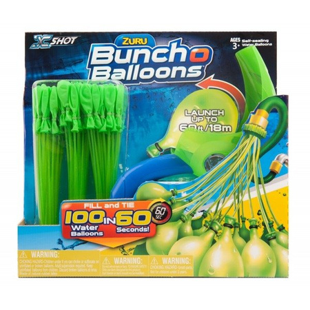 BUNCH-O Balloons Wyrzutnia + 3 x Balony Wodne Pomarańczowe