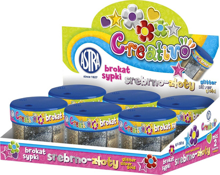 Astra Creativo Brokat 50g Złoty i Srebrny