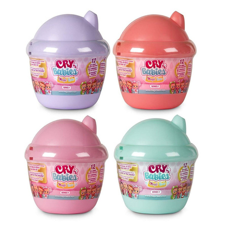 Cry Babies Laleczka Płaczący Bobas Domek Turkus