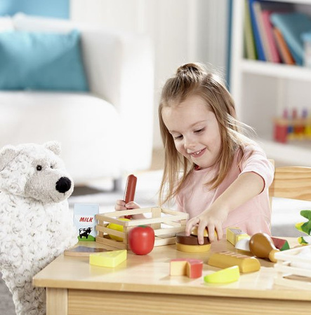 Melissa and Doug Produkty Spożywcze z Drewna 21 el