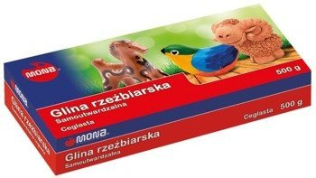 MONA Glina Rzeźbiarska Samoutwardzalna Ceglasta 500 g