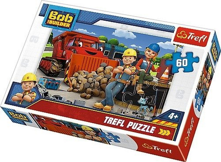 Puzzle 60 el. Trefl - Bob Budowniczy - Bob i Wendy