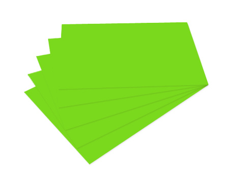 Kreska Brystol Karton A4 170g/m2 Zielony Fluo 20 arkuszy