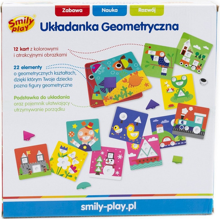 Smily Play Układanka Geometryczna Edukacyjna Kształty Kolory Sorter