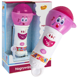 Smily Play Mikrofon dla Dzieci Różowy Nagrywa Dyktafon