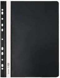 Biurfol Skoroszyt wpinany plastikowy twardy A4 czarny