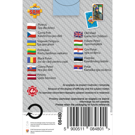 Strażak Sam Karty do Gry Piotruś