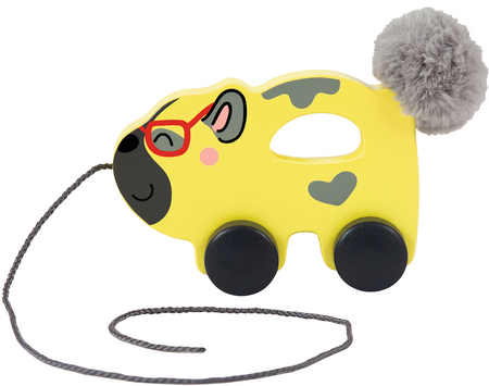 Trefl Drewniana Zabawka Piesek śmieszek