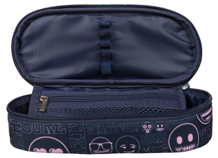 Piórnik Saszetka PC01 Emoji Pink Różowe