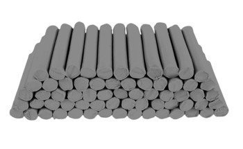 MONA Plastelina Szkolna w Laseczkach Okrągła Luz Szara 1 kg