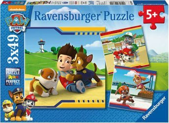 Puzzle 3x49 Ravensburger - Psi Patrol Przyjaciele