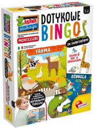 Dotykowe Bingo Zwierzęta Montessori Edukacyjne Lisciani