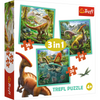 TREFL Puzzle 3w1 Niezwykły świat dinozaurów