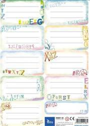 Naklejki na zeszyty podręczniki 9 szt KN001-03