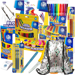 Wyprawka Szkolna Astra dla Klasy 1-3 + Worek