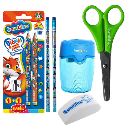 Kompletna Wyprawka Bambino Szkolna Dziewczynka XXL