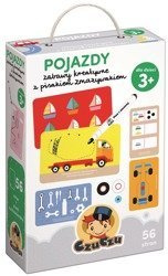 CzuCzu - Pojazdy - Zabawa Kreatywna z Pisakiem Zmazywakiem
