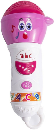 Smily Play Mikrofon dla Dzieci Różowy Nagrywa Dyktafon