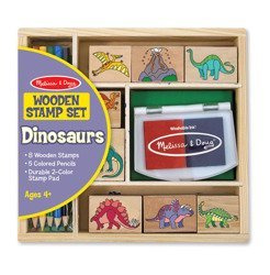 Melissa and Doug Stemple + Kredki Dinozaury 14 el