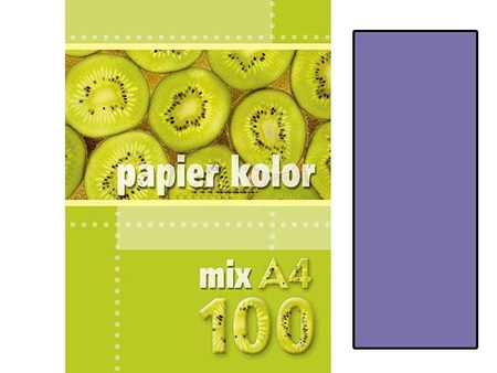 Papier ksero kolorowy A4 80 g/m2 fioletowy 100 arkuszy