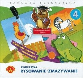 Rysowanie-zmazywanie 4 Zwierzątka ALEX