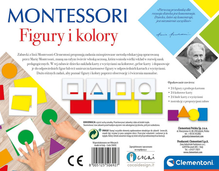 Clementoni Montessori Kształty i Kolory