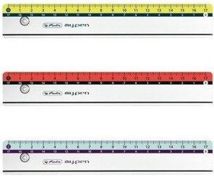 Linijka plastikowa 17cm. My.Pen MIX