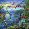 Ravensburger - Puzzle Dinozaury 3x49