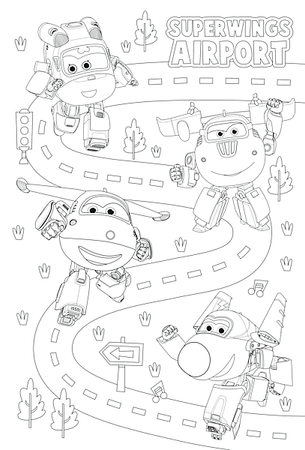 Puzzle 20 el. Gotowi do Odlotu Super Wings TREFL