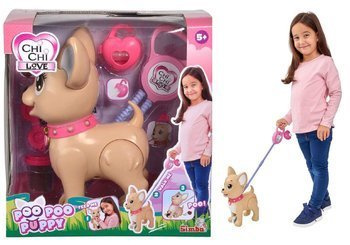 Piesek Chi Chi Interaktywny Poo Puppy Robi Kupę