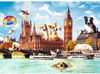 TREFL 3 x Puzzle 1000 el Funny Rzym Londyn Wenecja
