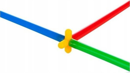 Słomki Klocki Konstrukcyjne 600 el Patyczki Rurki