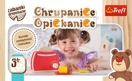 TREFL Chrupaniec Opiekaniec Drewniany Toster 3+