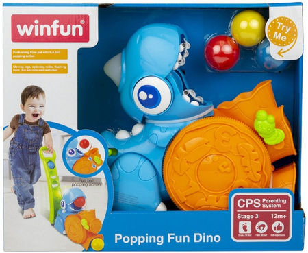 Winfun Dinozaur Pchacz Do Pchania Piłeczki